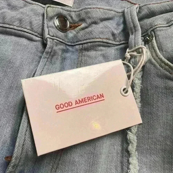 Good American Good Legs Raw Seam High Rise Jeans Size 10/30 - Picture 12 of 12